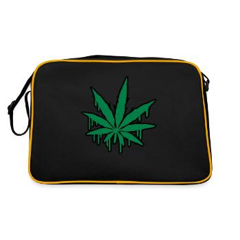 Weed Graffiti - Sac Retro - noir/or - Dos