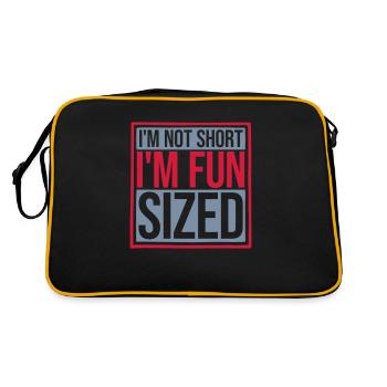 Pas court taille amusante - Sac Retro - noir/or - Dos