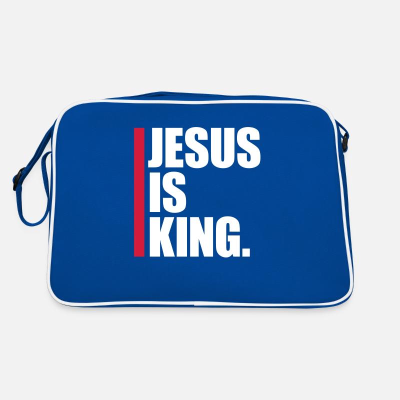 Citation de Jésus est roi Sac Retro
