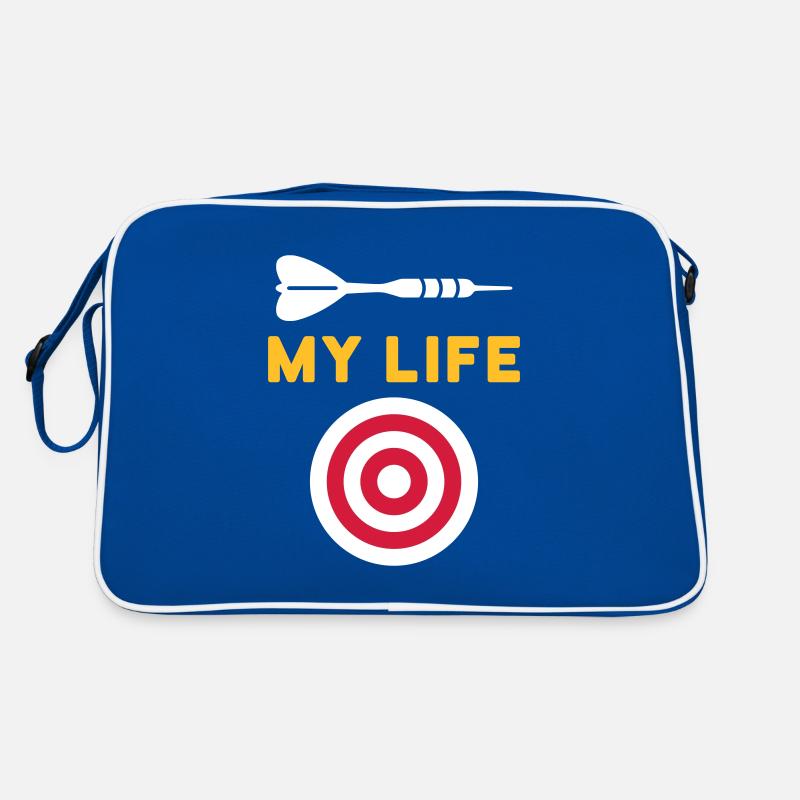 Ma vie (fléchette, cible) Sac Retro