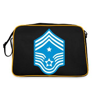 Sergeant Kommandant_g1 - Retro Tasche - Schwarz/Gold - Hinten
