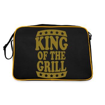 Roi du Logo Grill - Sac Retro - noir/or - Dos