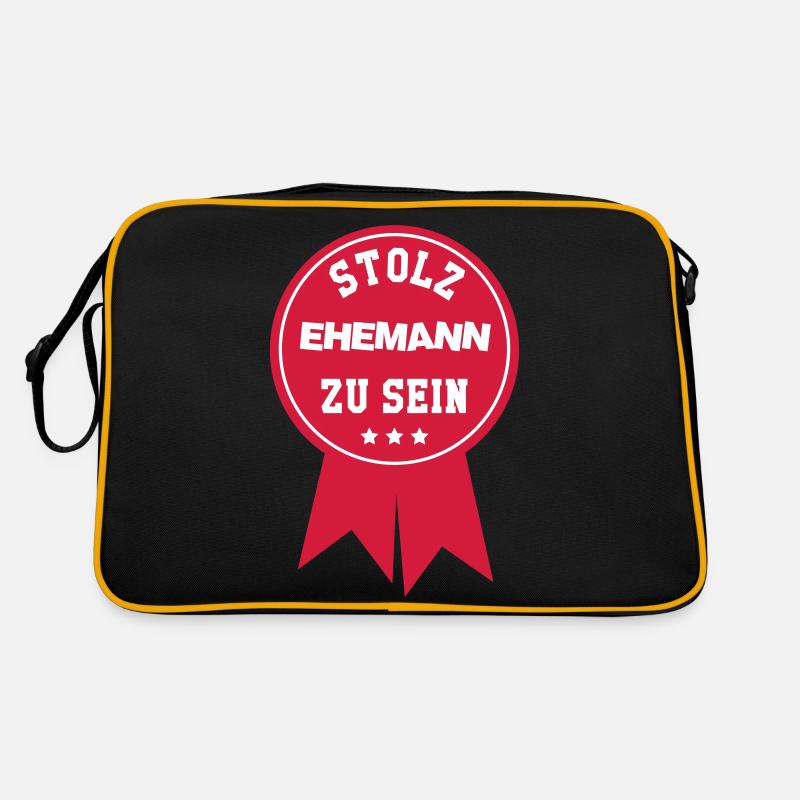 Ehemann / Ehe / Bräutigam / Liebling / Liebhaber Retro Tasche