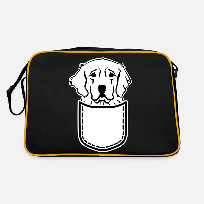 Golden Retriever Retro Tasche