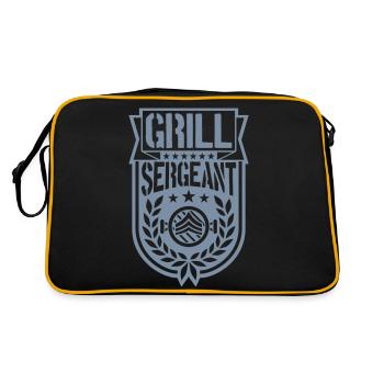 Grill Sergeant Grill Saison Grill Master - Sac Retro - noir/or - Dos