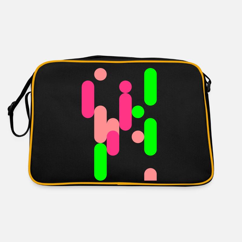 Necta 2 - Retro Tasche - Schwarz/Gold