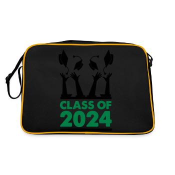 class of 2024 - Retro Bag - black/gold - Back
