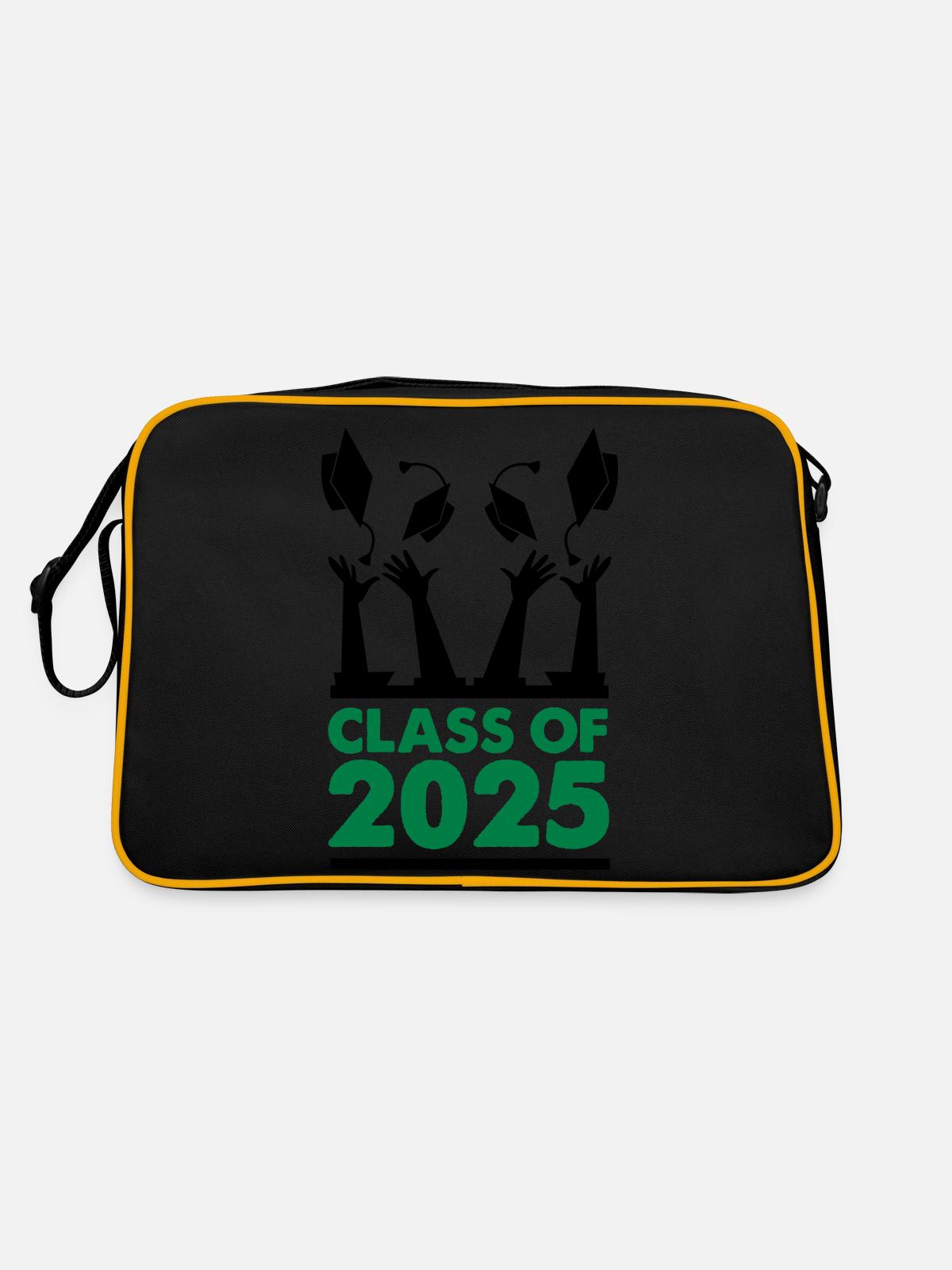 class of 2025 - Retro Bag - black/gold - Back