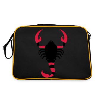 scorpion - Retro Bag - black/gold - Back