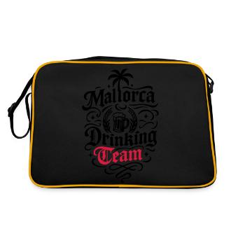 Mallorca Drinking Team - Sac Retro - noir/or - Dos