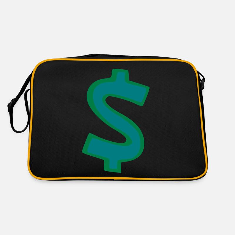 Dollar, $ Retro Tasche