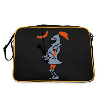 Grill Ritter / grill knight (3c) - Retro Bag - black/gold - Back