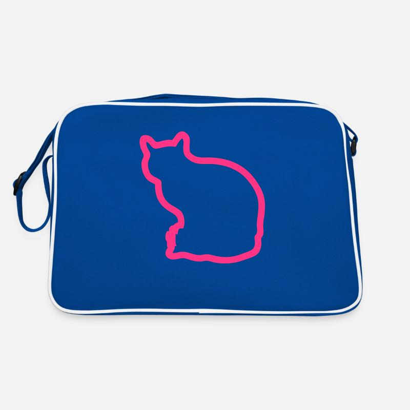 cat cat shadow Silhouette Shadow1 track Retro Bag