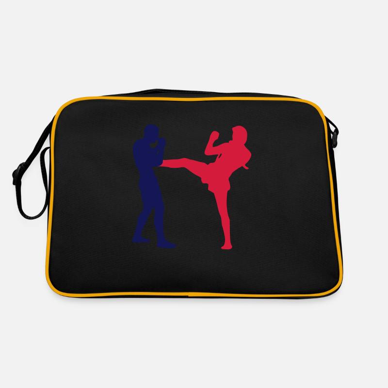 Muaythai front kick Retro Bag