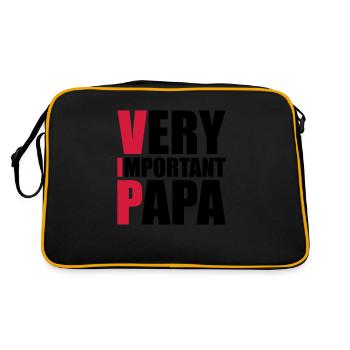 Very Important Papa | Fête des Pères - Sac Retro - noir/or - Dos