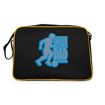 Winner Soccer Dad Logo - Retro Bag - black/gold - Back