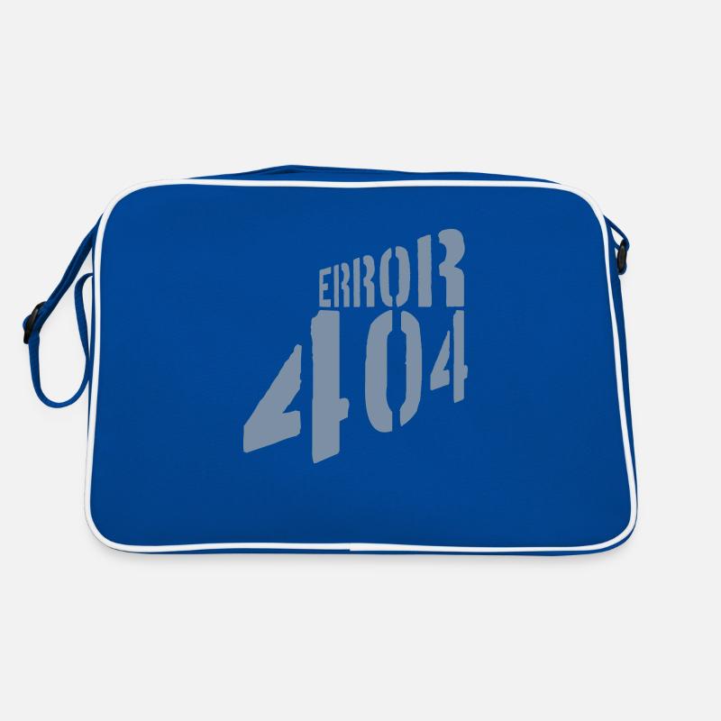 Error 404 network lost Retro Bag