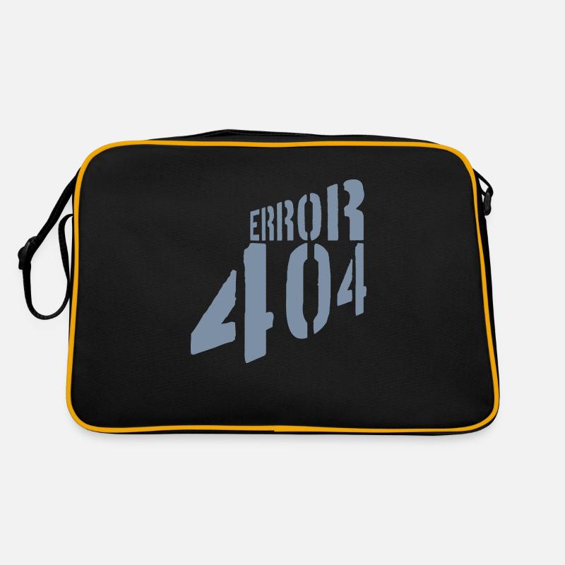 Error 404 network lost Retro Bag