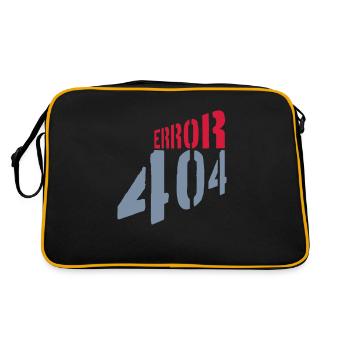 Message Error 404 Network - Retro Bag - black/gold - Back