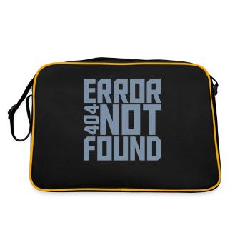 Error 404 not found - Retro Bag - black/gold - Back