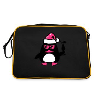 Noël du canard de plage - Sac Retro - noir/or - Dos