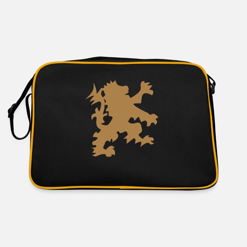 loewe - Retro Tasche - Schwarz/Gold