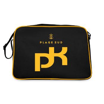 Passion Kite - Camargue - PK - Sac Retro - noir/or - Dos