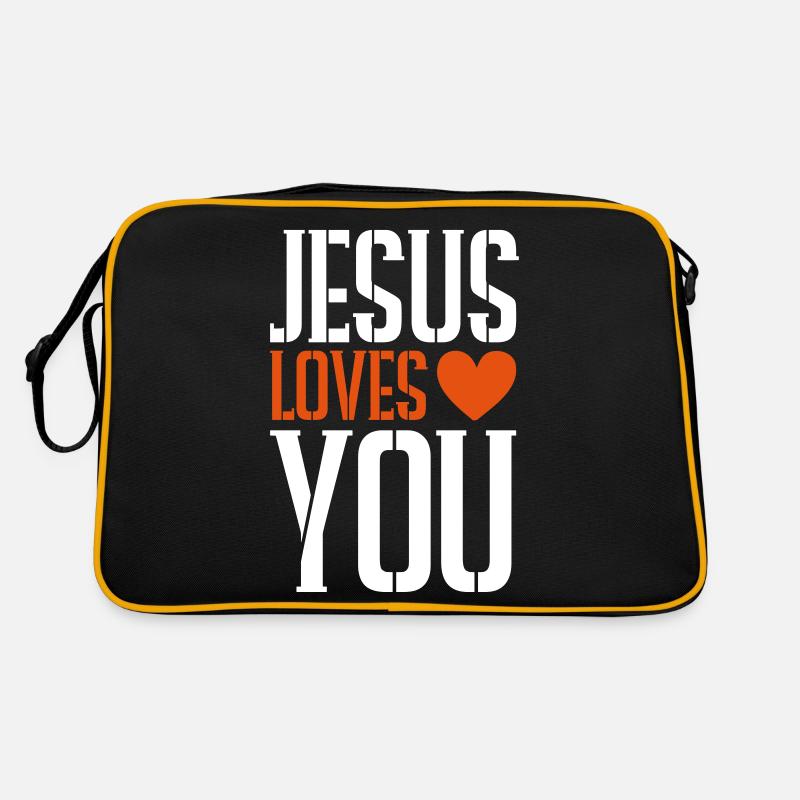 Jésus t’aime Sac Retro