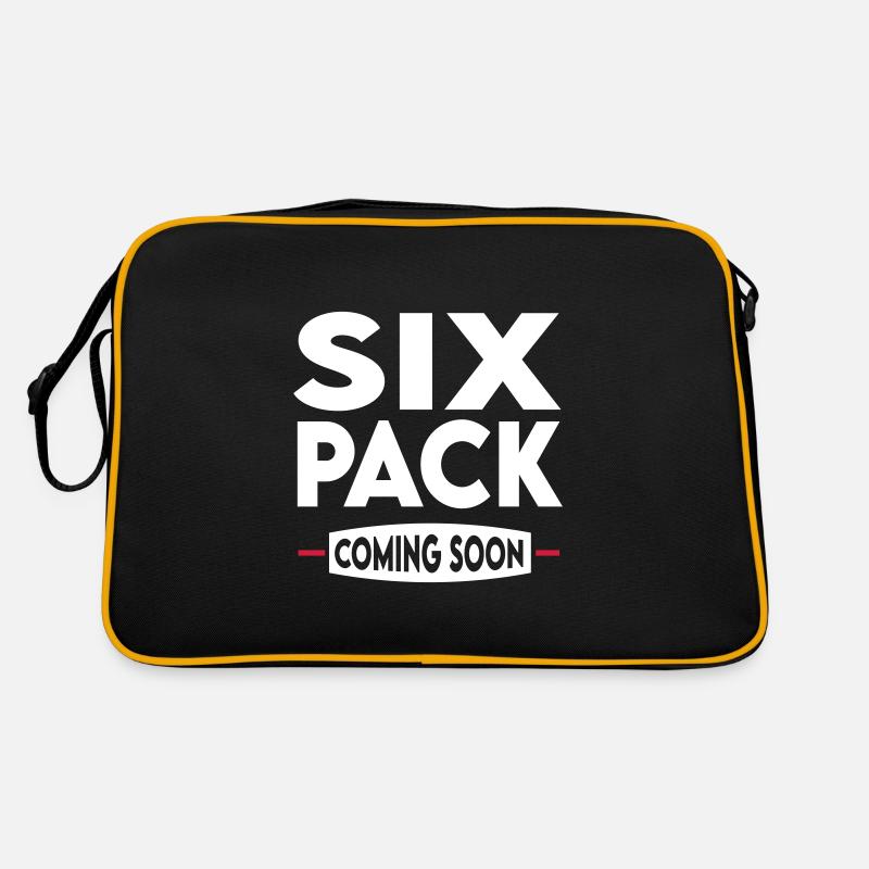Sport Six Pack Muscles Bodybuilding Retro Bag