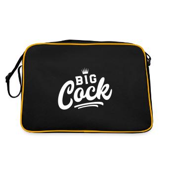 pénis grosse bite - Sac Retro - noir/or - Dos
