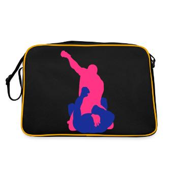 MMA #6 - Ground n Pound - Retro Bag - black/gold - Back