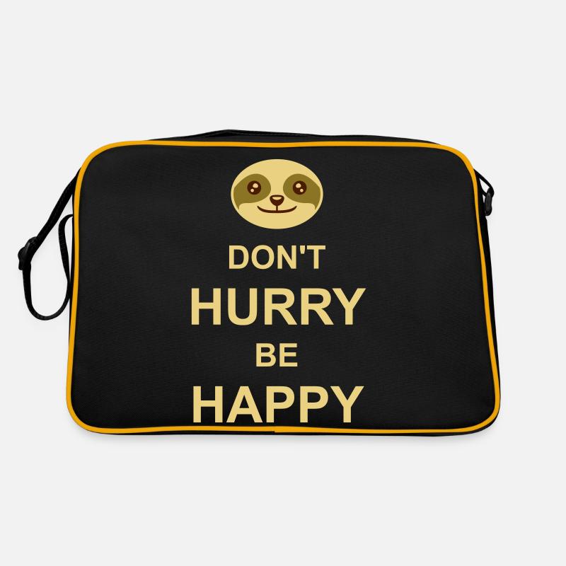 Ne vous dépêchez pas d’être heureux Sac Retro