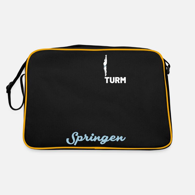 Turmspringenspringer Retro Tasche