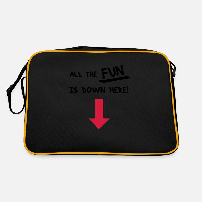 All the fun is down here! Retro Bag