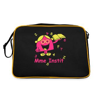 Madame institutrice - Sac Retro - noir/or - Dos