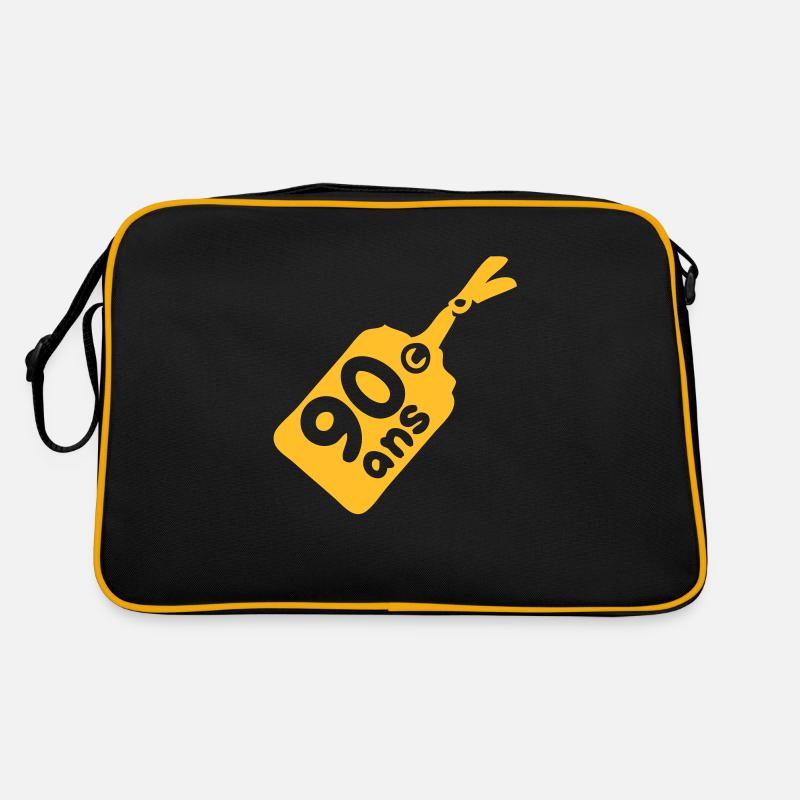 label 90 years Retro Bag