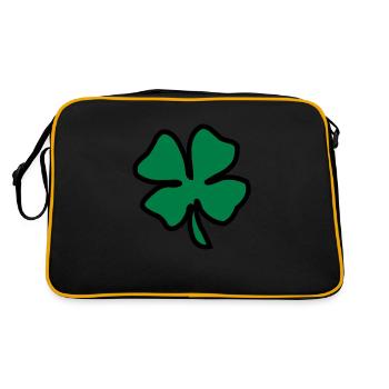 Irish Leaf two coloured - Sac Retro - noir/or - Dos