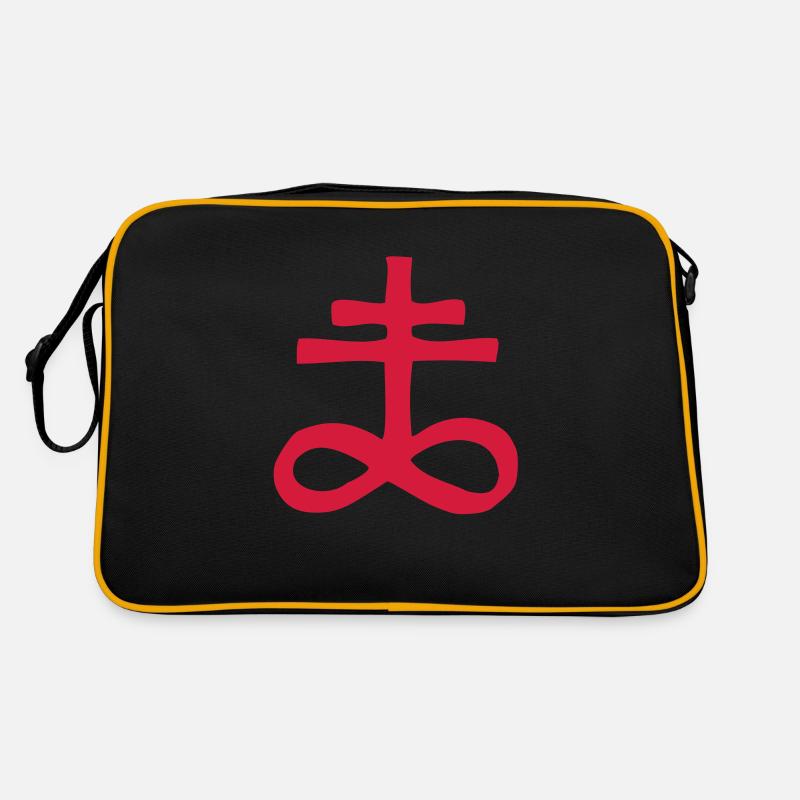 Satan__V001 - Retro Tasche - Schwarz/Gold