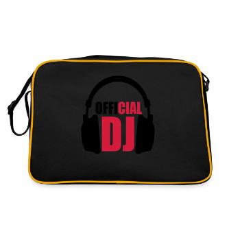 Official DJ - Retro Bag - black/gold - Back