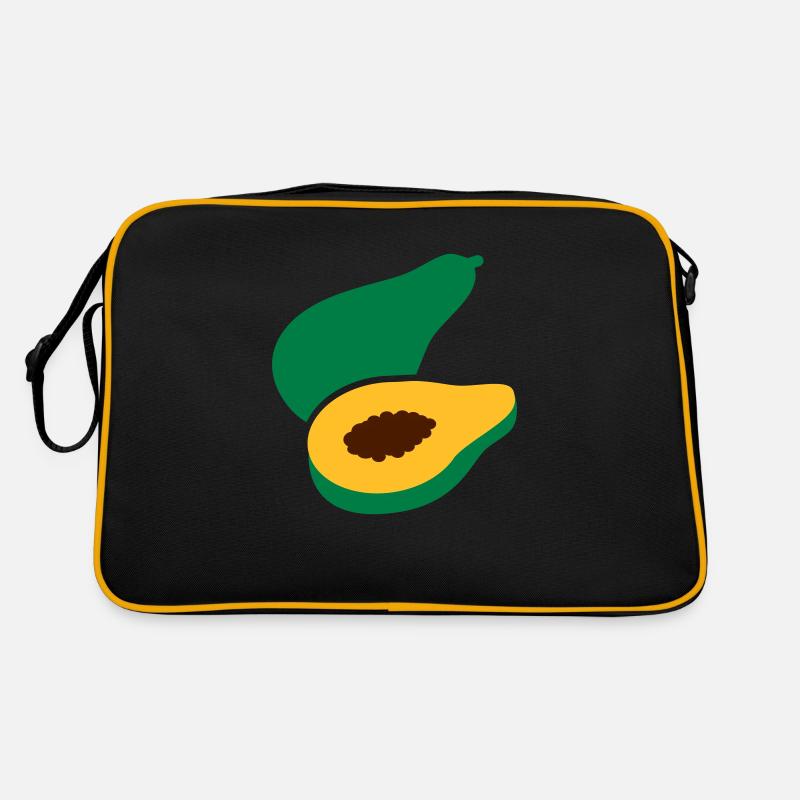 Papaya - Retro Tasche - Schwarz/Gold