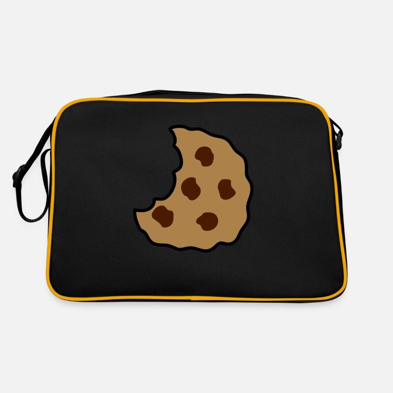 morceau de biscuit mordu Sac Retro