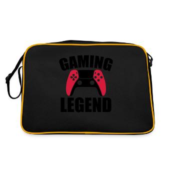Gaming Legend - Retro Bag - black/gold - Back