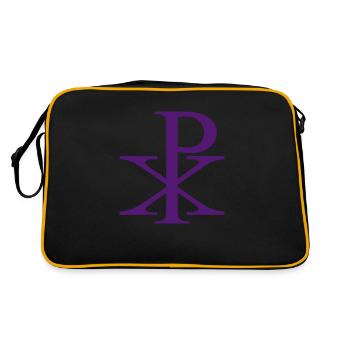 chiro - Retro Tasche - Schwarz/Gold - Hinten