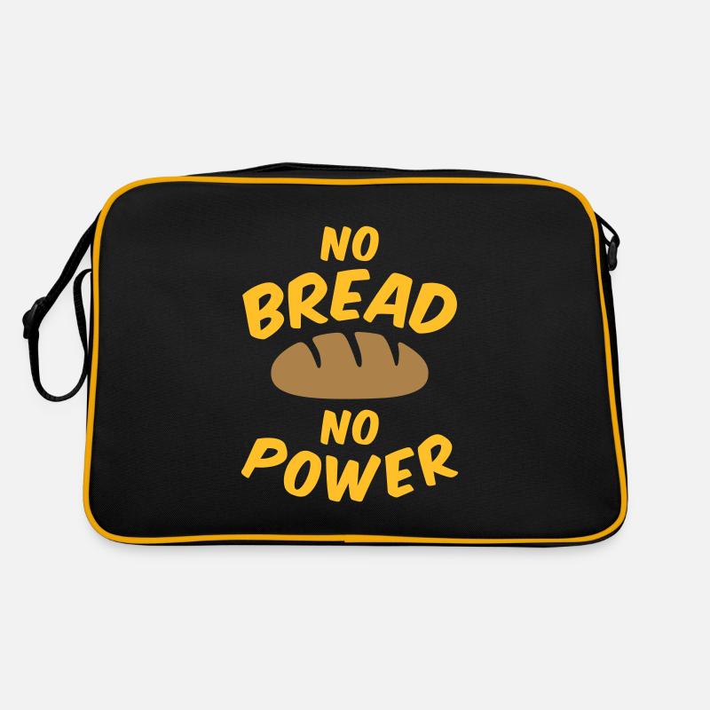 No bread no power Retro Bag