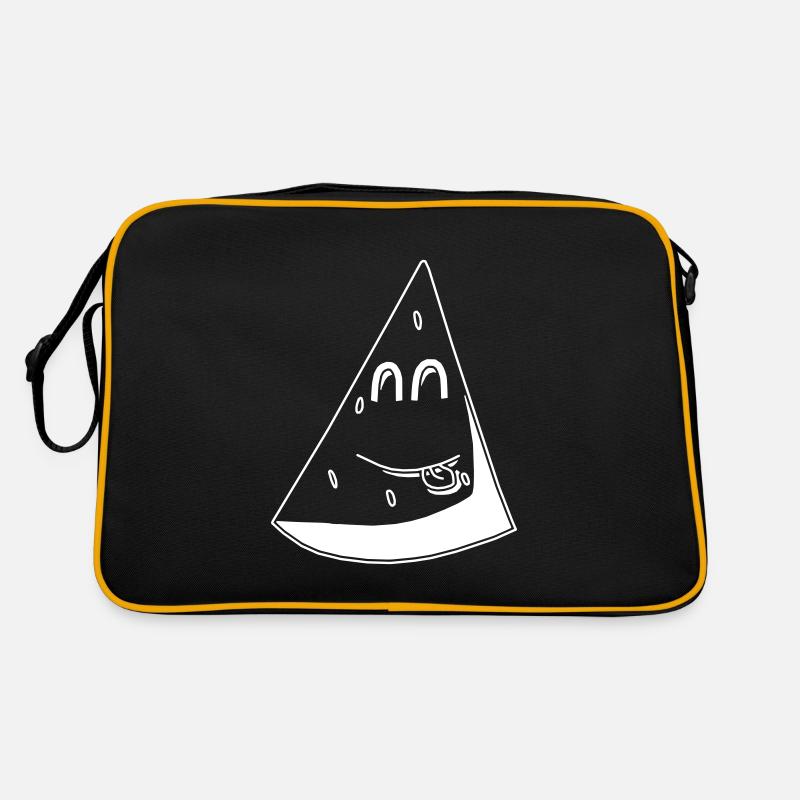 Pastèque en blanc Sac Retro