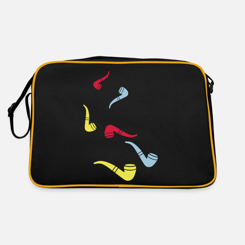 Smoking a pipe Retro Bag