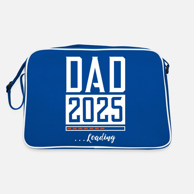 Dad 2025 Papa Loading Spruch Retro Tasche
