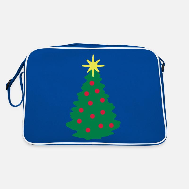 Weihnachtsbaum Retro Tasche