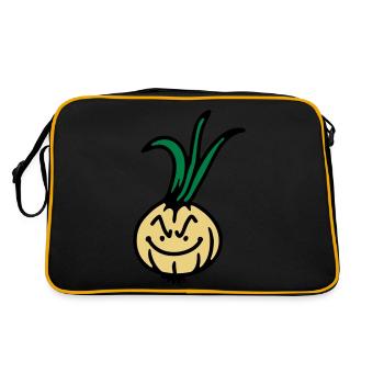 Evil onion 3 - Retro Bag - black/gold - Back