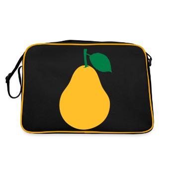 Pear - Retro Bag - black/gold - Back